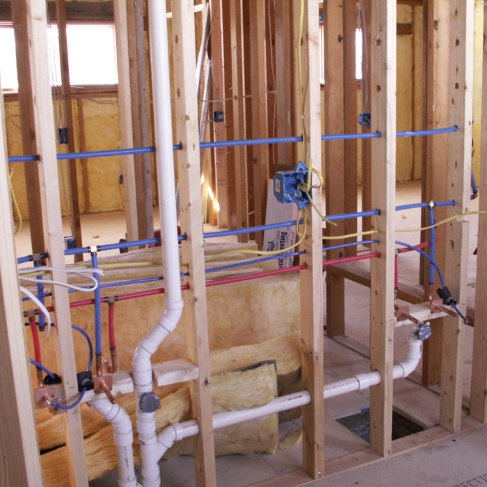 residential property construction with plumbing system installed paonia co