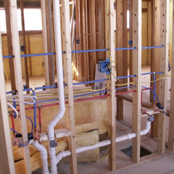 residential property construction with plumbing system installed paonia co